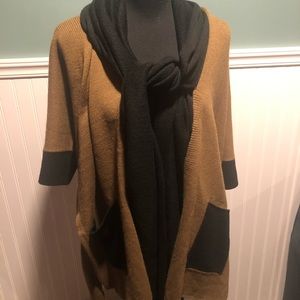 Shawl collar sweater
